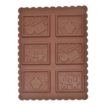 Load image into Gallery viewer, S409 Merry Christmas Gingerbread Story Silicone Chocolate Mould | Candles | Soap | Jelly
