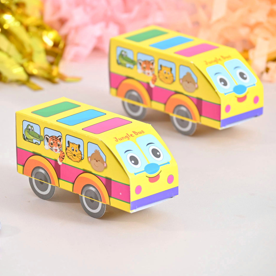 M827 Mini Yellow Chocolate Bus Box
