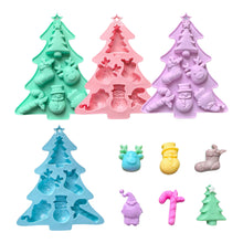 Load image into Gallery viewer, S408 Merry Christmas Snowland Surprise Silicone Chocolate Mould | Candles | Soap | Jelly

