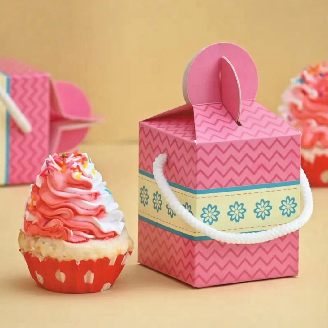 M829 Pink Chevron Multi Purpose Box with Dori Handle