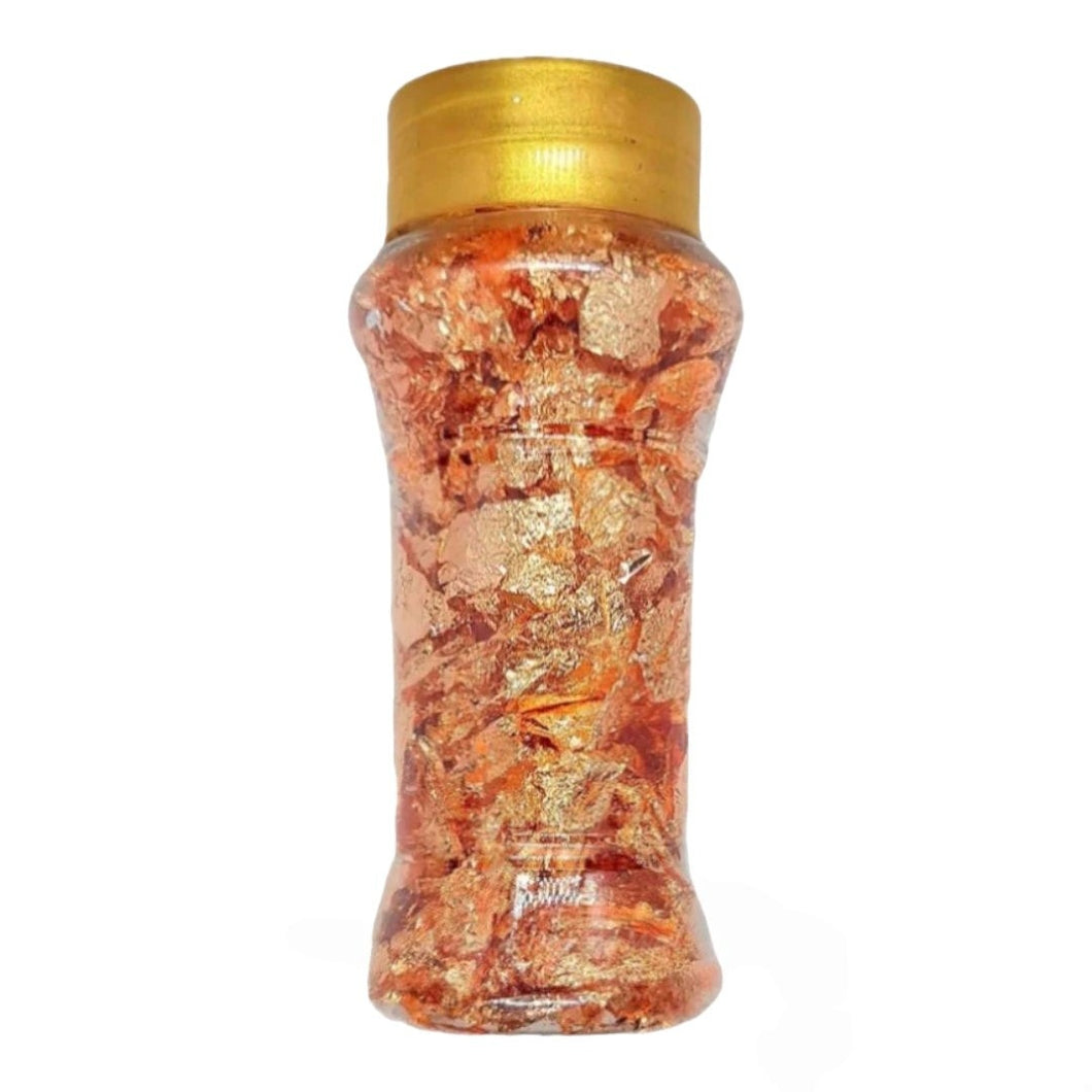 Edible Rose Gold Copper Flakes | Warq