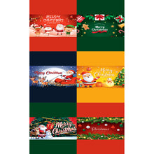 Load image into Gallery viewer, Merry Christmas Medium Chocolate Bar Sticker Sheet
