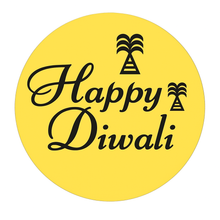 Load image into Gallery viewer, Happy Diwali Golden Acrylic Charm Coin
