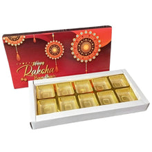 Load image into Gallery viewer, M510 10 Cavity Happy Rakhi Red Chocolate Box
