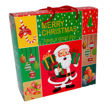Load image into Gallery viewer, M482 Merry Christmas Large Trunk Hamper Box with Dori Handle | 10*10*4 inches
