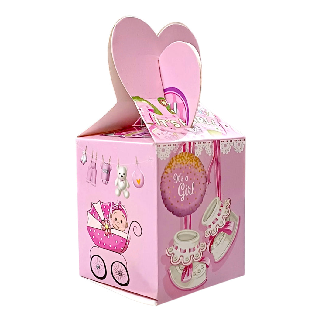 M271 It's a Girl | Baby Shower Pink Multi Purpose Gift Box