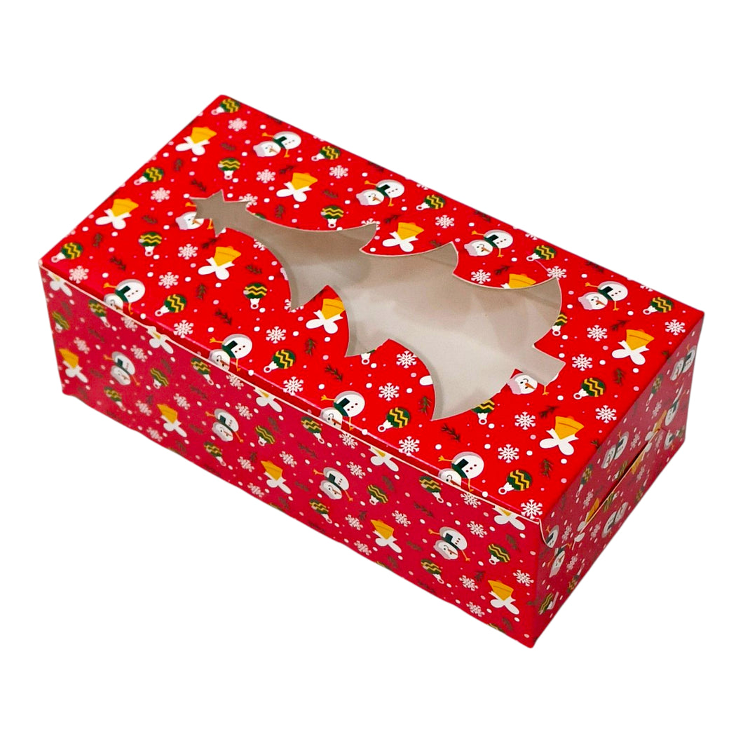 M479 Merry Christmas Red 250 g Loaf Cake Box