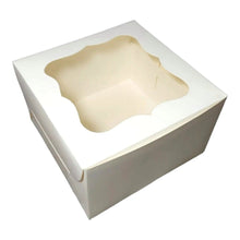 Load image into Gallery viewer, M112 Half Kg White Cake Box: 8*8*5 inches
