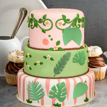 Load image into Gallery viewer, Tropical Leaves 4 Piece Plunger Cutter Set for Fondant | Cookies | Clay
