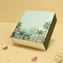 Load image into Gallery viewer, M46 4 Cavity Green Tropical Island Chocolate Box | Candles
