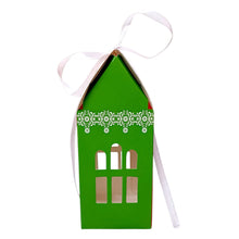 Load image into Gallery viewer, M413 Merry Christmas Carnival Hut Multi Purpose Chocolate Box with Ribbon

