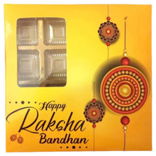 Load image into Gallery viewer, M514 Happy Rakhi 16 Cavity Yellow Chocolate Box
