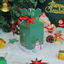 Load image into Gallery viewer, M431 Merry Christmas Multi Purpose Green Candy Box with Ribbon
