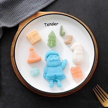 Load image into Gallery viewer, S410 Merry Christmas Holly Jolly Silicone Chocolate Mould | Candles | Soap | Jelly
