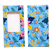 Load image into Gallery viewer, M50 Blue Floral Medium Chocolate Bar Box
