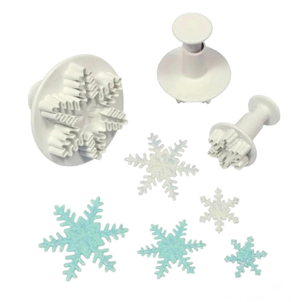 Z2 Snowflakes 3 Piece Plunger Cutter Set