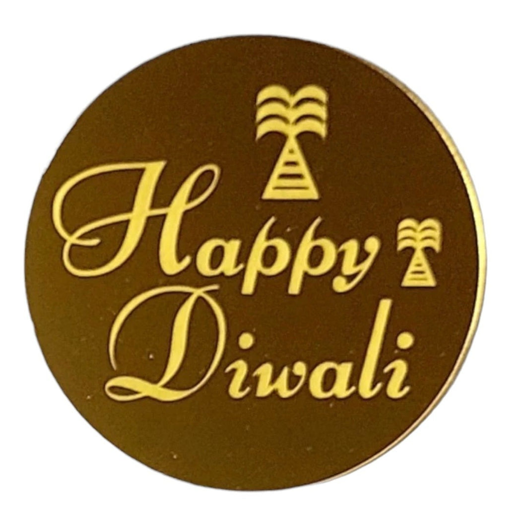 Happy Diwali Acrylic Charm Coin