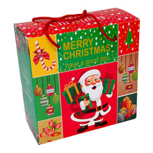 Load image into Gallery viewer, M478 Merry Christmas Medium Trunk Hamper Box with Dori Handle | 8*8*3.5 inches
