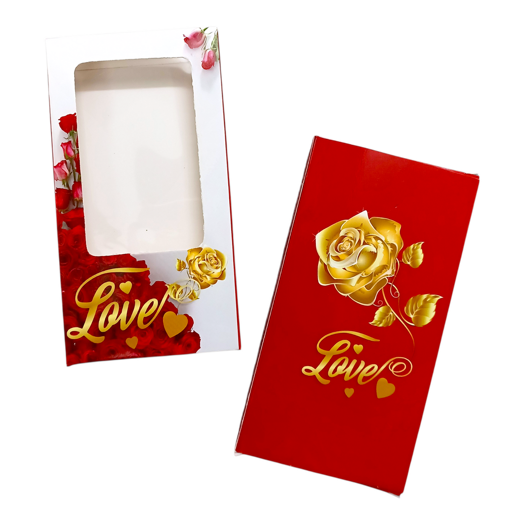 M611 Happy Valentine's Day Love Large Chocolate Bar Box