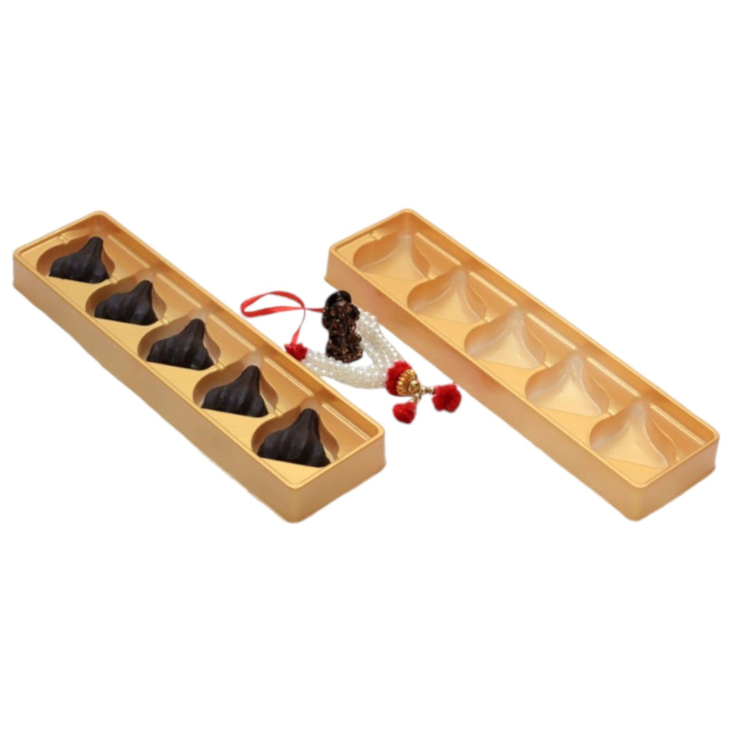 M710 5 Cavity Modak Chocolate PVC Box