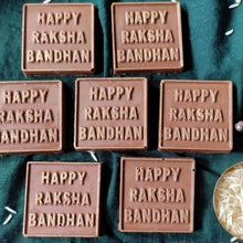 Load image into Gallery viewer, P503 Happy Rakhi Square PVC Chocolate Mould
