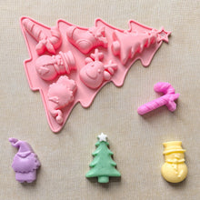 Load image into Gallery viewer, S408 Merry Christmas Snowland Surprise Silicone Chocolate Mould | Candles | Soap | Jelly
