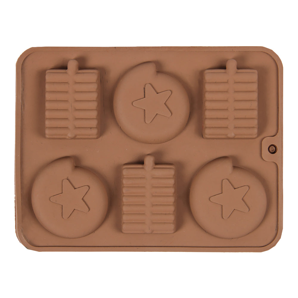 S301 Diwali Cracker Silicone Chocolate Mould