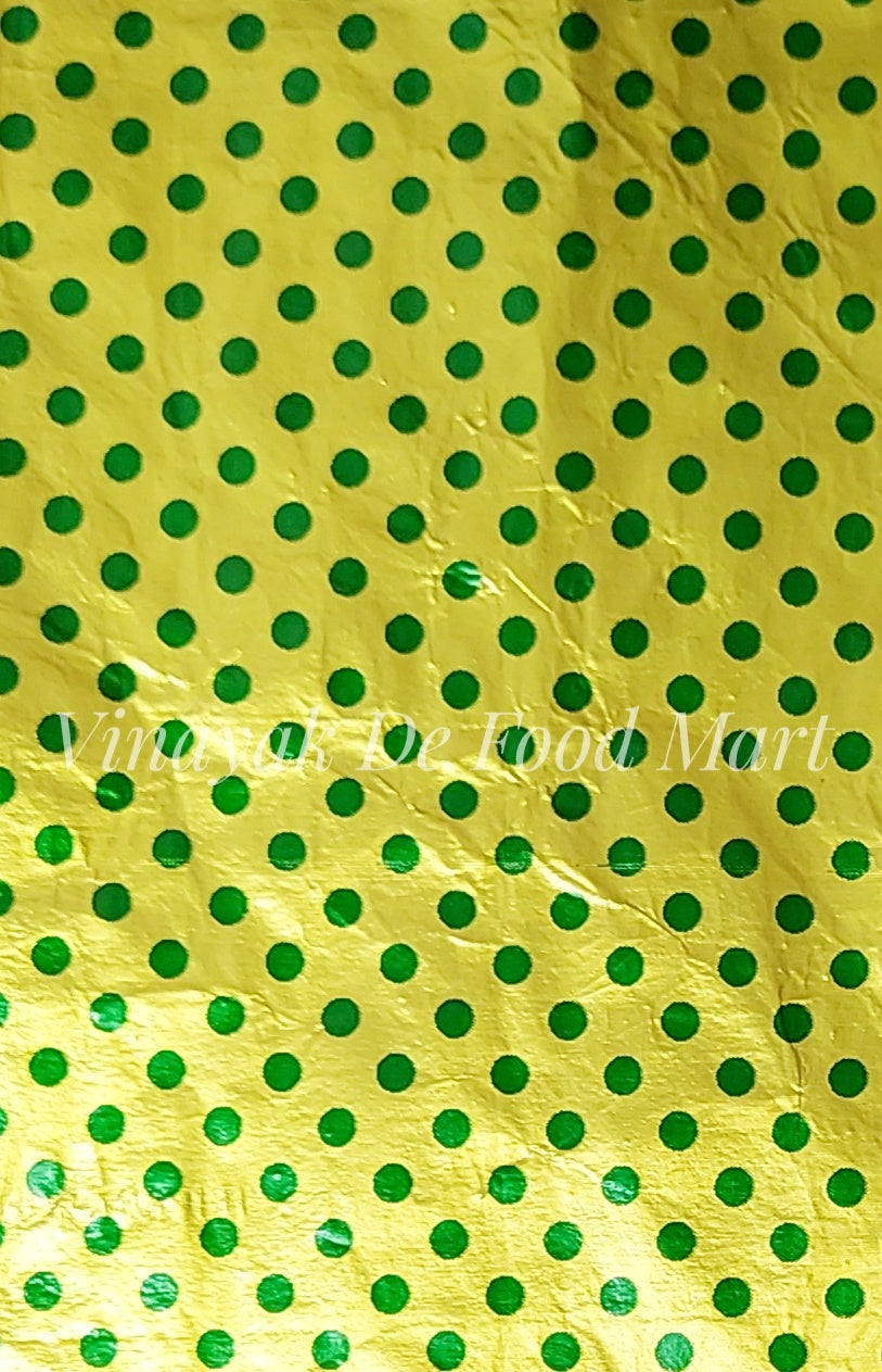 T19 Golden & Polka Dots Large Chocolate Wrapping Paper
