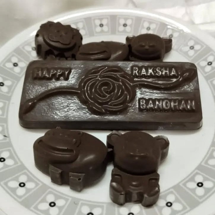 P503 Happy Rakhi PVC Chocolate Mould – Vinayak De Food Mart