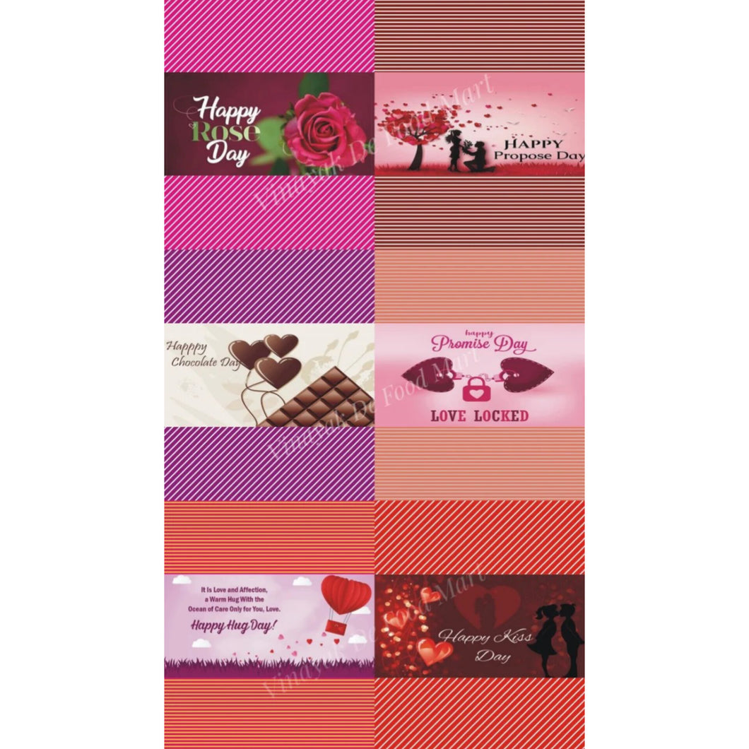V2 Happy Valentine's Week Bar Stickers
