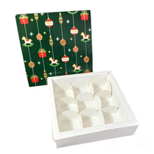 Load image into Gallery viewer, M426 9 Cavity Merry Christmas Chocolate Box
