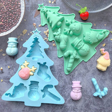 Load image into Gallery viewer, S408 Merry Christmas Snowland Surprise Silicone Chocolate Mould | Candles | Soap | Jelly
