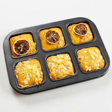 Load image into Gallery viewer, 6 Cavity Brownie Tray
