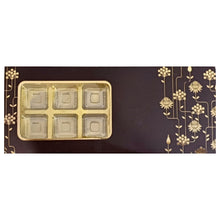 Load image into Gallery viewer, M32 12 Cavity Brown Embossed Chocolate Box
