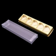 Load image into Gallery viewer, M708 5 Cavity Hearts Chocolate PVC Box
