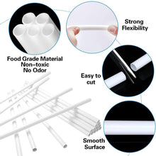 Load image into Gallery viewer, 13 Inches Plastic Dowel 8 Pieces Set
