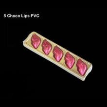 Load image into Gallery viewer, M709 5 Cavity Lips Chocolate PVC Box
