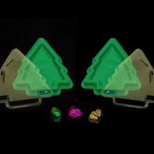 Load image into Gallery viewer, M738 Merry Christmas Tree Green PVC Chocolate Box with Transparent Lid

