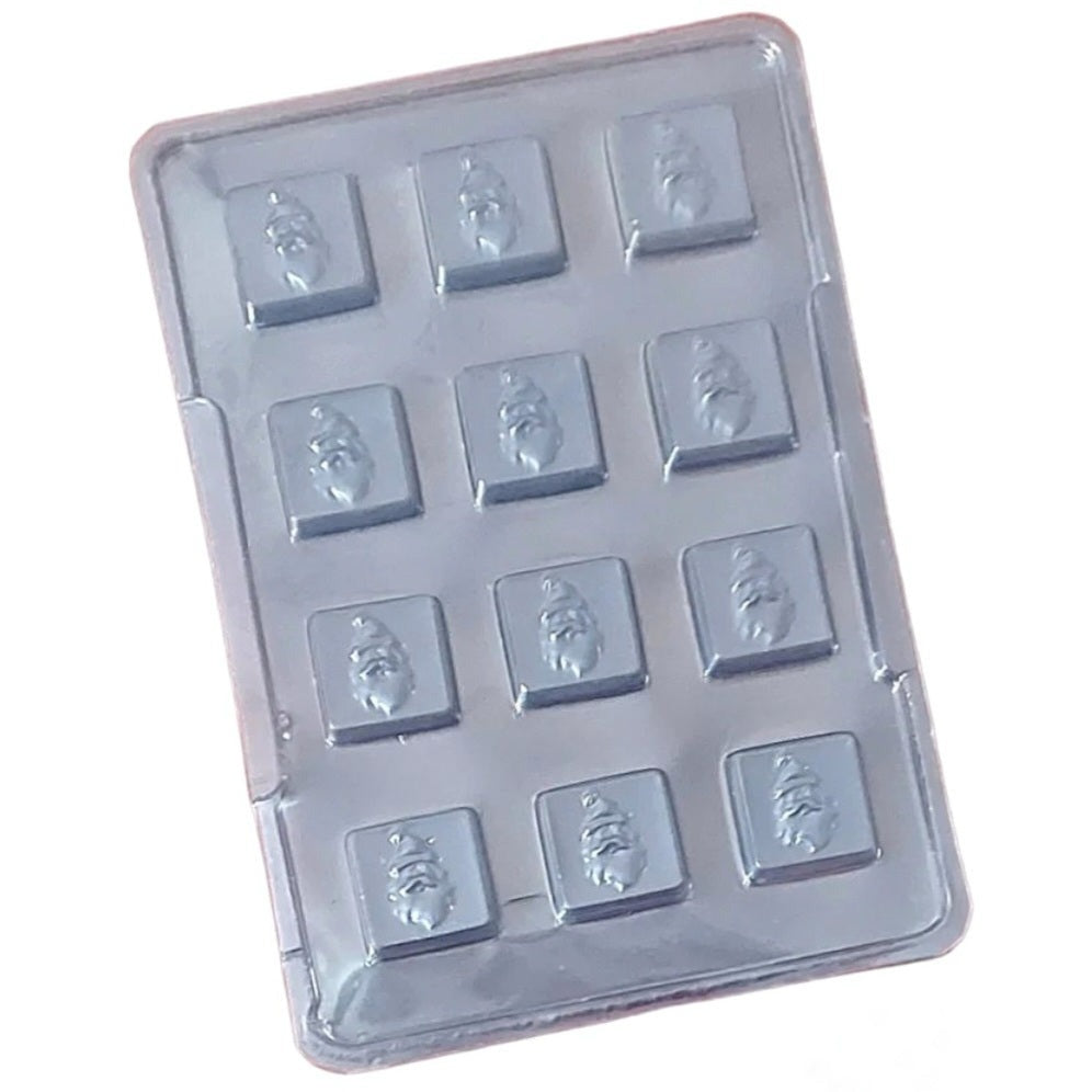 P415 Merry Christmas Square PVC Chocolate Mould