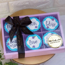 Load image into Gallery viewer, M912 6 Brownie Purple Hamper Box
