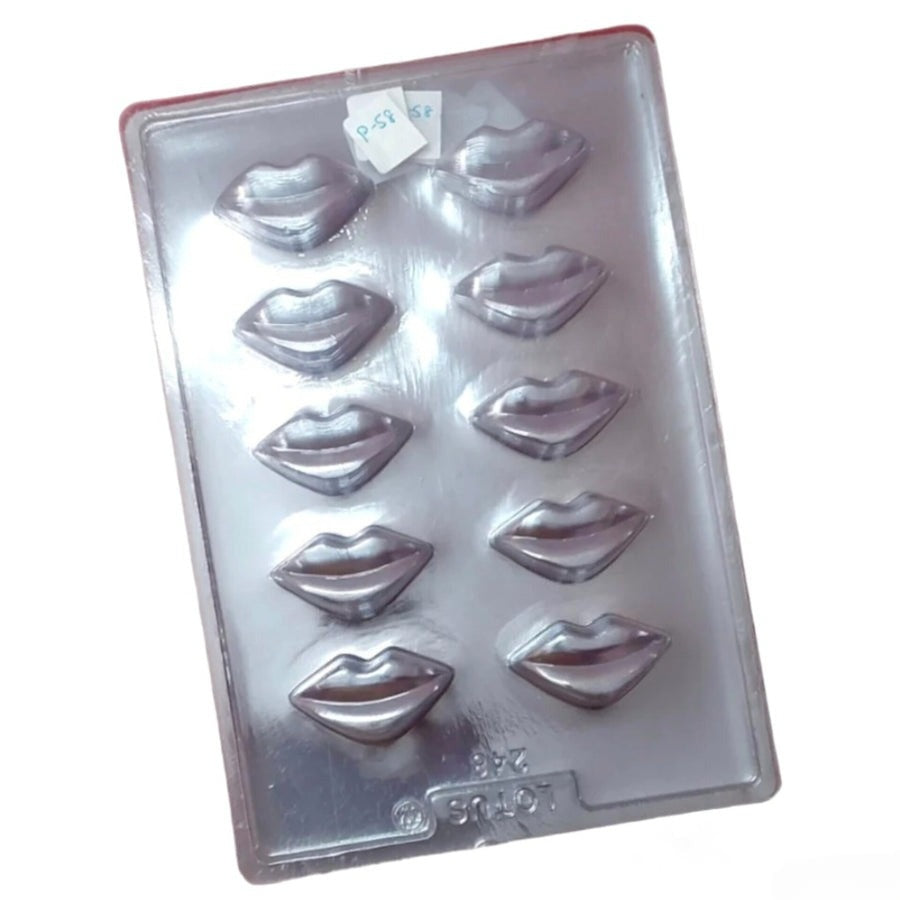 P58 Lips PVC Chocolate Mould