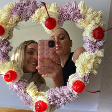 Load image into Gallery viewer, Heart Selfie Mirror Cake Sheet
