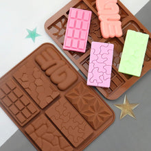 Load image into Gallery viewer, S614 Love Pattern Bar Silicone Chocolate Mould
