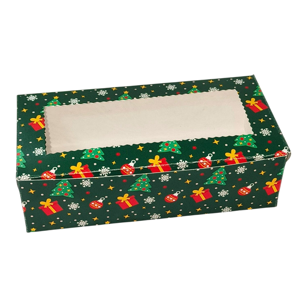 M453 Merry Christmas Green 2 Brownie Box | Candles