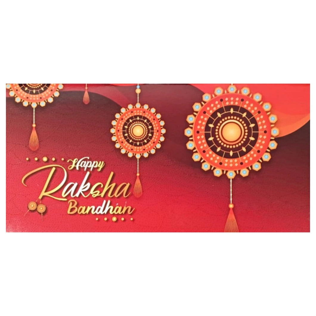 M510 10 Cavity Happy Rakhi Red Chocolate Box