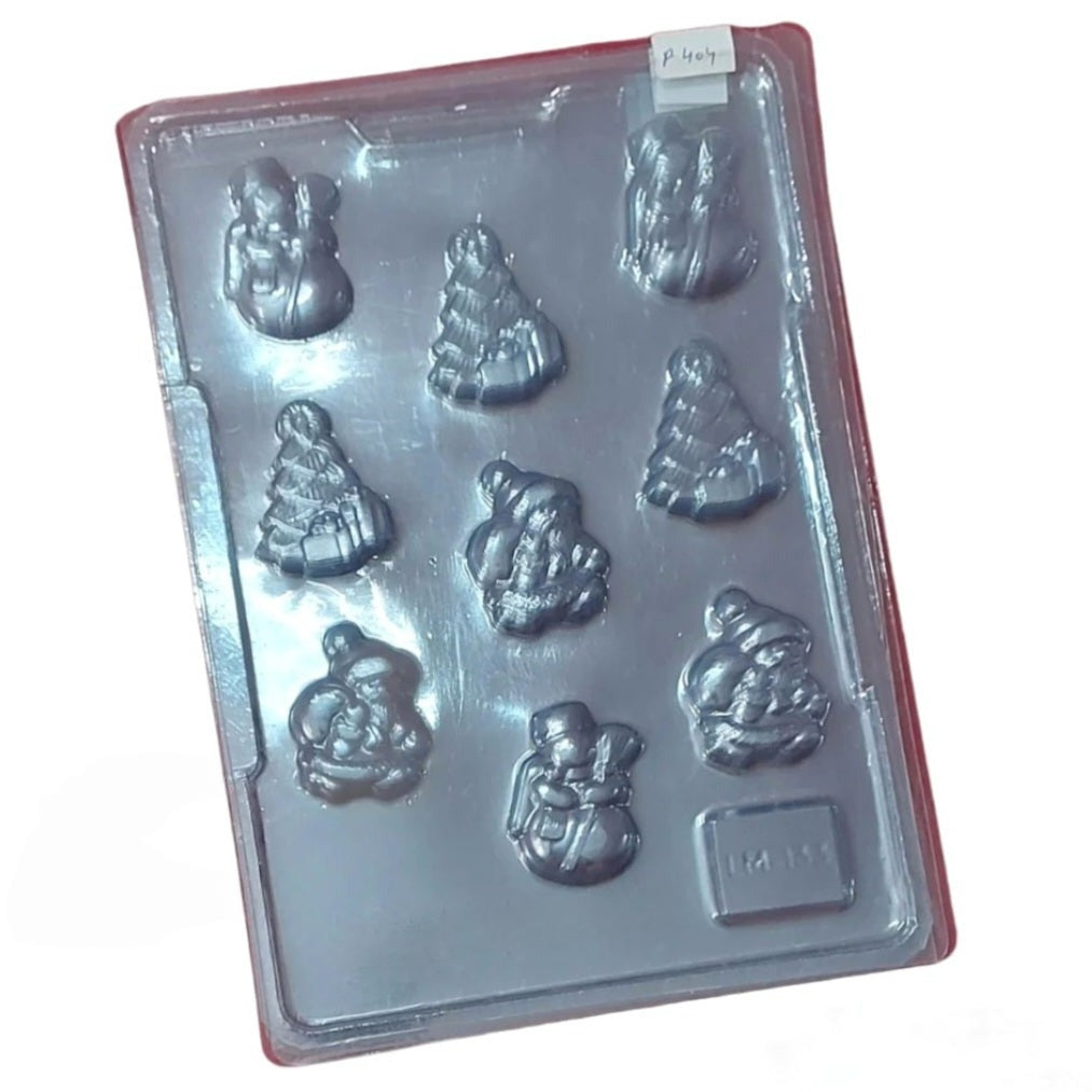 P404 Christmas Spl PVC Chocolate Mould