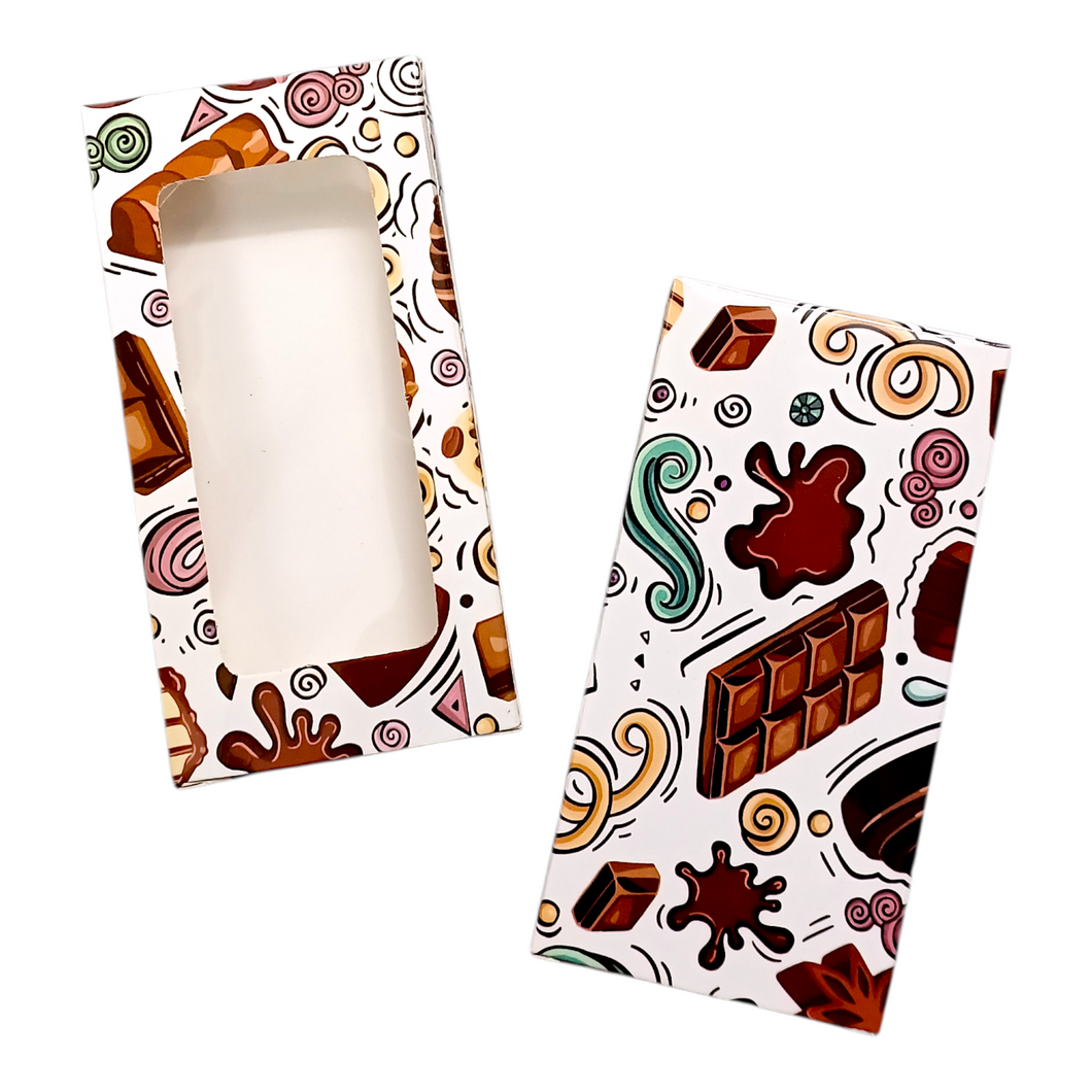 M55 White Choco Carnival Medium Chocolate Bar Box