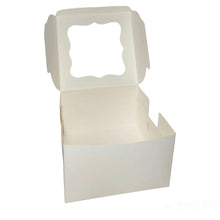 Load image into Gallery viewer, M112 Half Kg White Cake Box: 8*8*5 inches
