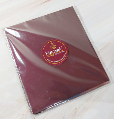 T26 Burgundy Potli/Toffee Wrapping Paper - Vinayak De Food Mart
