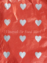 Load image into Gallery viewer, T38 Red &amp; Silver Hearts Large Wrapping Paper - Vinayak De Food Mart
